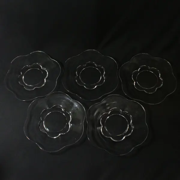 Set Of 5 Duncan Miller Canterbury 8 Inch Luncheon Plates