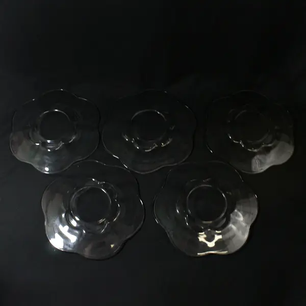 Set Of 5 Duncan Miller Canterbury 8 Inch Luncheon Plates