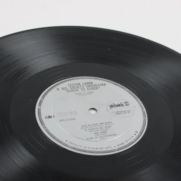 Lester Lanin and His Society Orchestra Cheek to Cheek 12" Vinyl Record