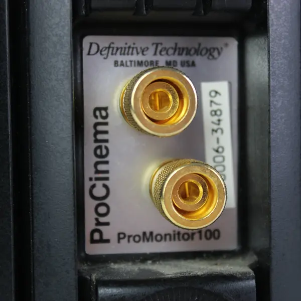 Definitive Technology ProMonitor100 ProCenter100 3 Speaker Set Used