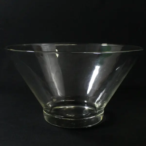 Vintage Clear Glass Chip and Dip Replacement Bowl 10.5in