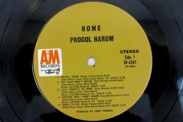 Procol Harum - Home  Whoosh! 12" Vinyl Record