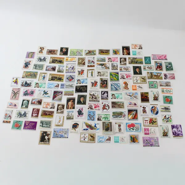Lot of 98 Rwanda 1960s-1970s Stamps Mixed Lot