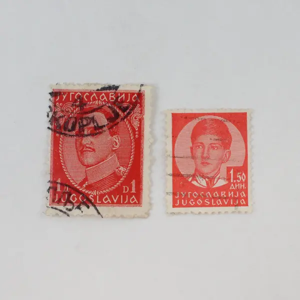 Lot Of 8 Yugoslavia 1930s King Alexander I Peter II Stamps Used