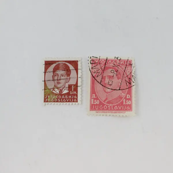 Lot Of 8 Yugoslavia 1930s King Alexander I Peter II Stamps Used