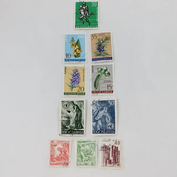 Lot Of 10 Yugoslavia Mixed 1950s-1960s Stamps Used