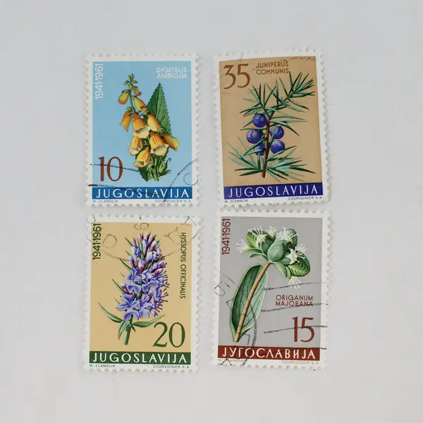 Lot Of 10 Yugoslavia Mixed 1950s-1960s Stamps Used