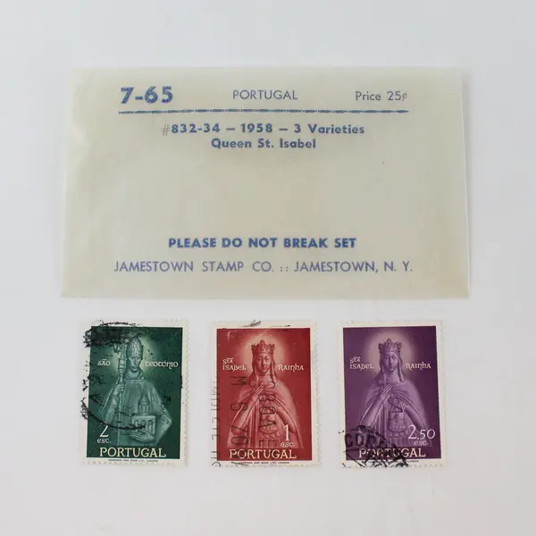 Portugal 1958 Used Lot of 6 Stamps 3 Values Scott #832-34 Isabel & Teotonio