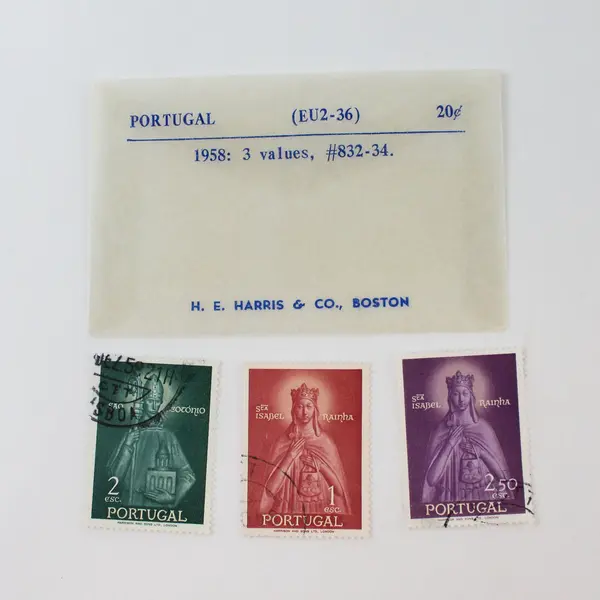 Portugal 1958 Used Lot of 6 Stamps 3 Values Scott #832-34 Isabel & Teotonio