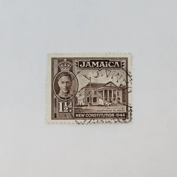 Lot Of 2 Jamaica 1944 New Constitution 1.5d Stamps Used