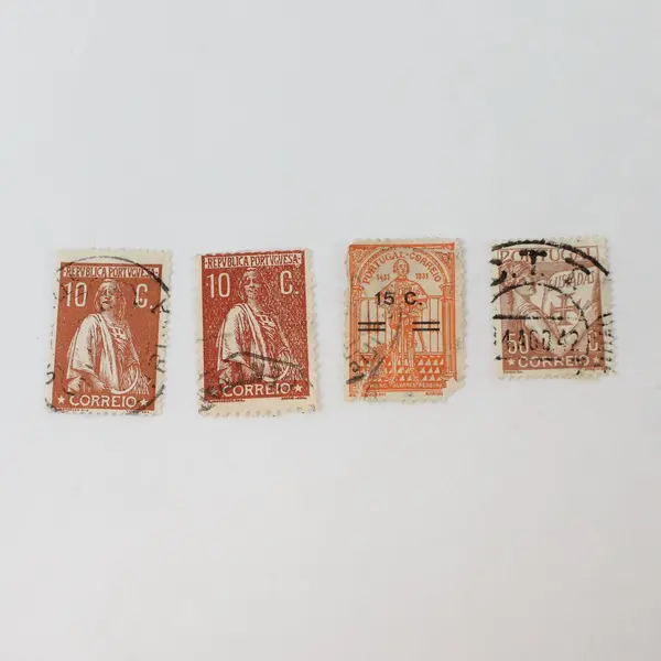 Lot Of 10 Portugal 1900-1940s Stamps Used