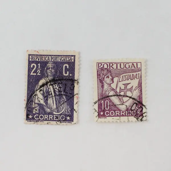Lot Of 10 Portugal 1900-1940s Stamps Used