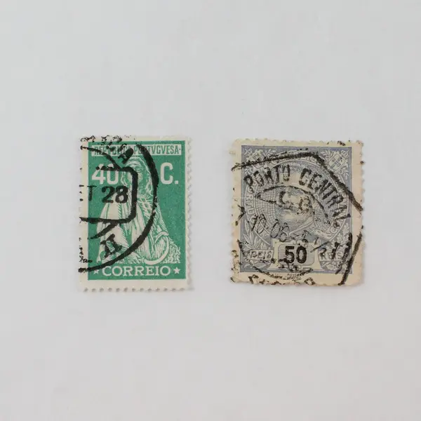 Lot Of 10 Portugal 1900-1940s Stamps Used