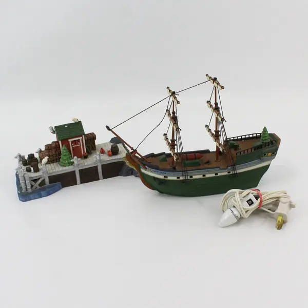 1998 Dept. 56 New England Village The Emily Louise 2 Piece Set 56581