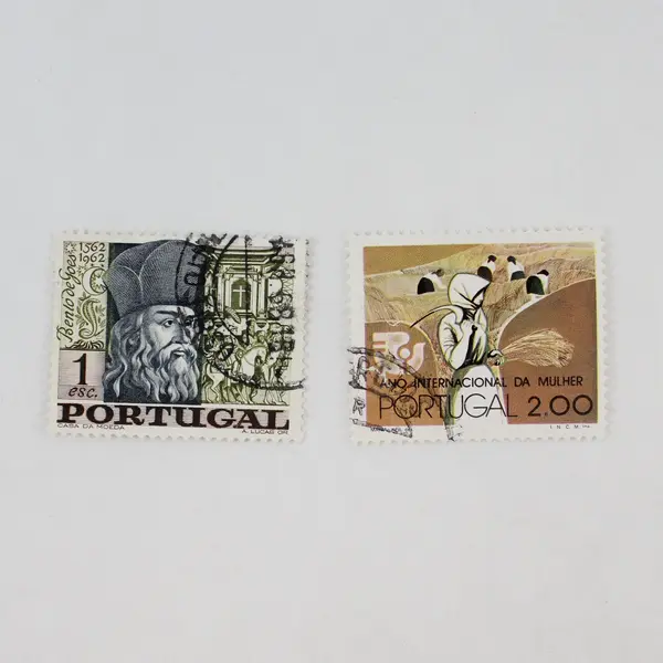 Lot Of 9 Portugal 1960s 1970s Stamps Used