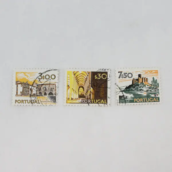 Lot Of 9 Portugal 1960s 1970s Stamps Used