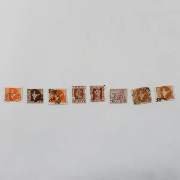 Lot Of 49 India 1900s-1950s Stamps Used