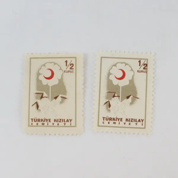 Lot Of 8 Turkey 1957 Postal Tax Stamps Mint Hinged