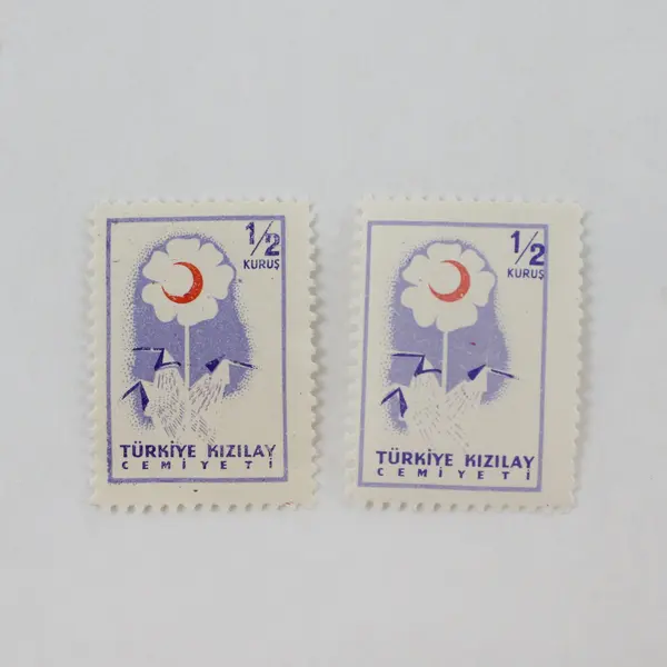 Lot Of 8 Turkey 1957 Postal Tax Stamps Mint Hinged