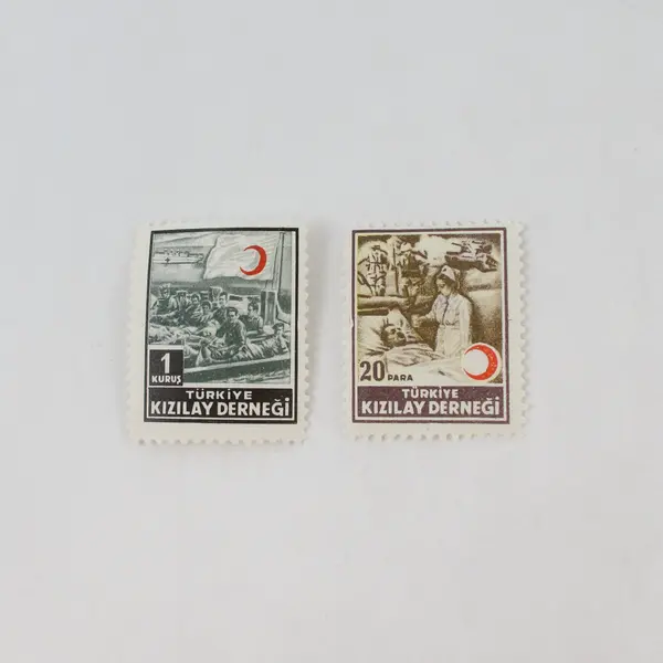 Lot of 7 Turkey 1950s Charity Stamps