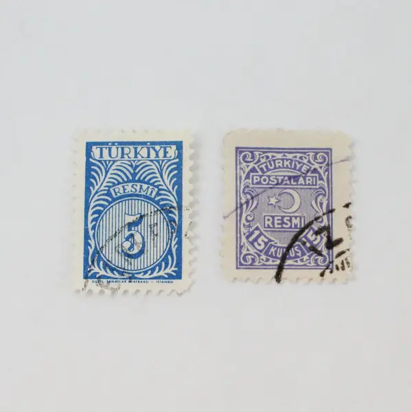 Lot Of 10 Turkey 1940s-1960s Resmi Official Stamps Used