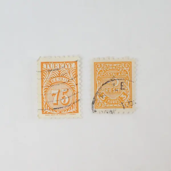 Lot Of 10 Turkey 1950s-1960s Resmi Official Stamps Used