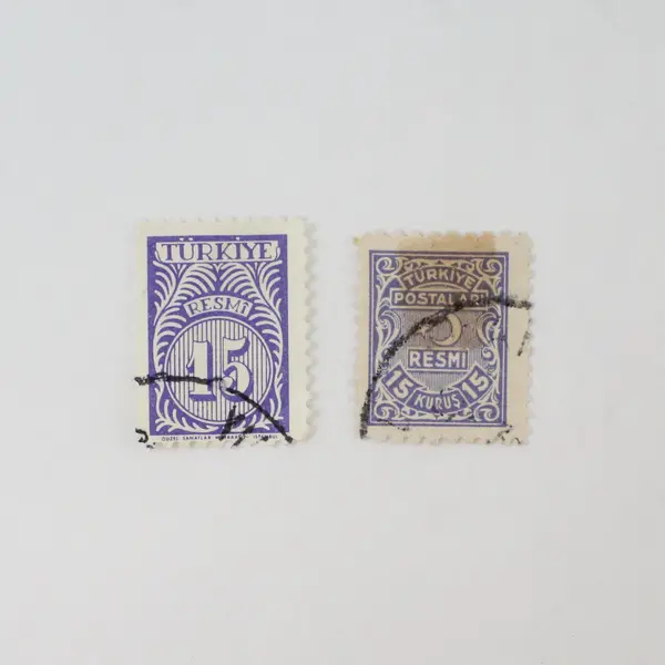 Lot of 10 Turkey Resmi Official Stamps Mixed Lot