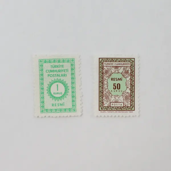 Lot of 10 Turkey Resmi Official Stamps Mixed Lot