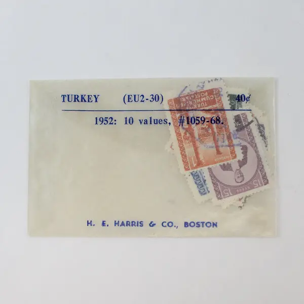Lot Of 10 Turkey 1952 Stamps SC #1059-68 Used
