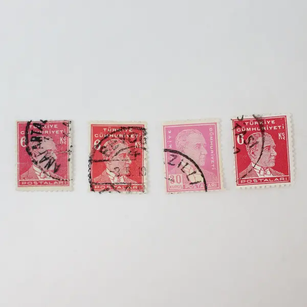 Lot Of 31 Turkey President Ataturk 1930s-1940s Stamps Used
