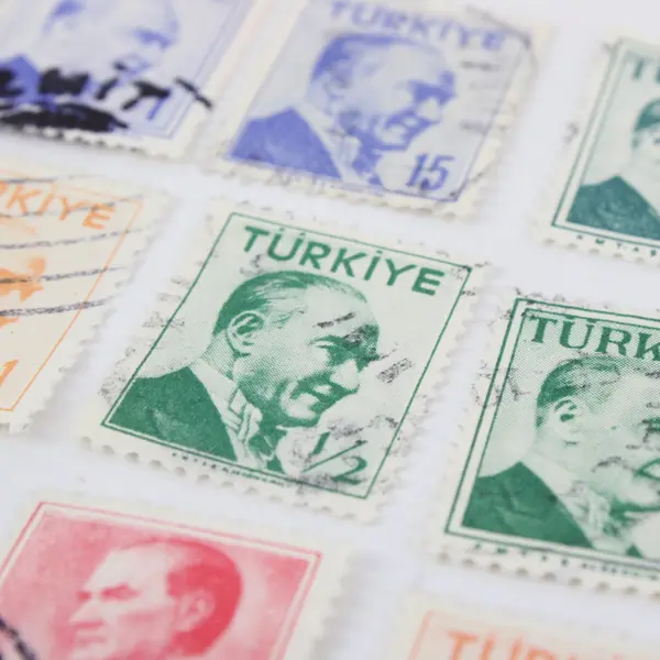 Lot Of 19 Turkey President Ataturk 1930s-1950s Stamps Used