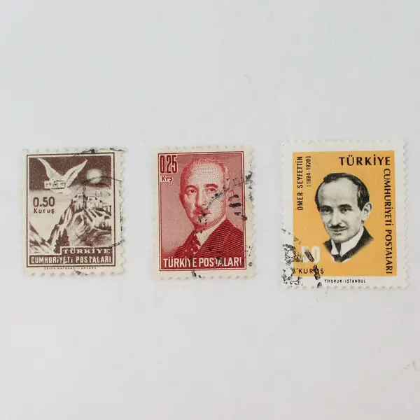 Lot of 10 Turkey Used Stamps Mixed Resmi Official Postage
