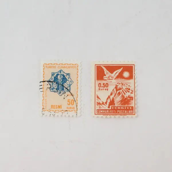 Lot of 10 Turkey Used Stamps Mixed Resmi Official Postage