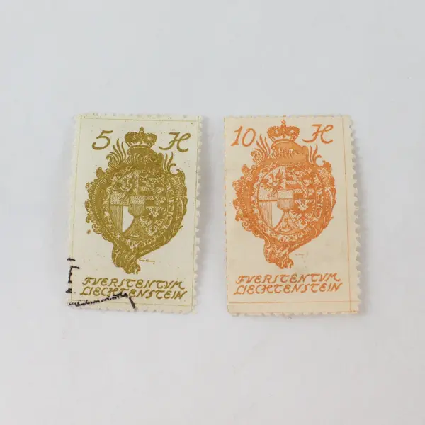 Lot Of 5 Liechtenstein 1920s Stamps Used