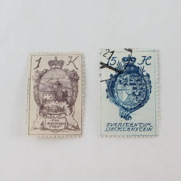 Lot Of 5 Liechtenstein 1920s Stamps Used