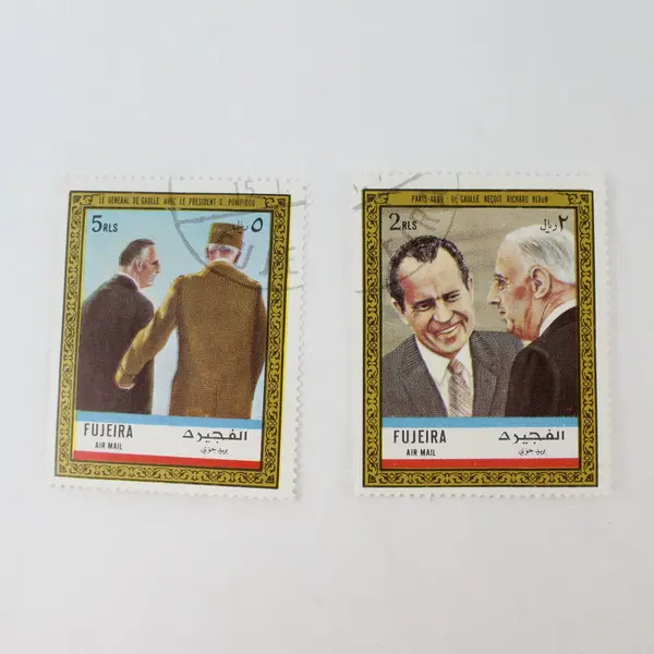 Lot of 6 FUJEIRA Trucial States 1960s Used Collectible Stamps