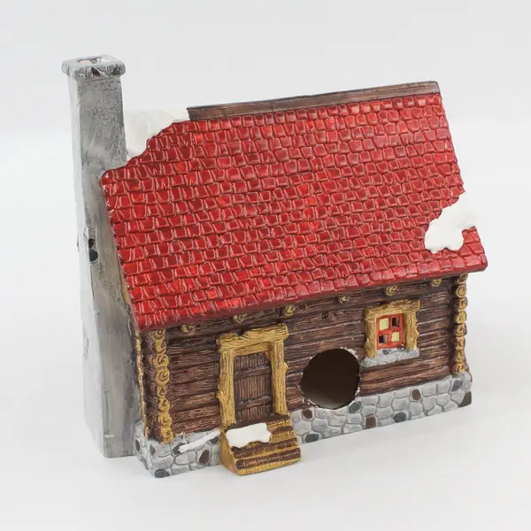 Dept 56 Snow Village Pinewood Log Cabin 1991 Item 51500