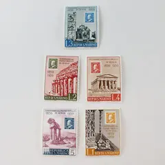 Set Of 5 San Marino 1959 Centennial Stamps SC #439-43 MNH