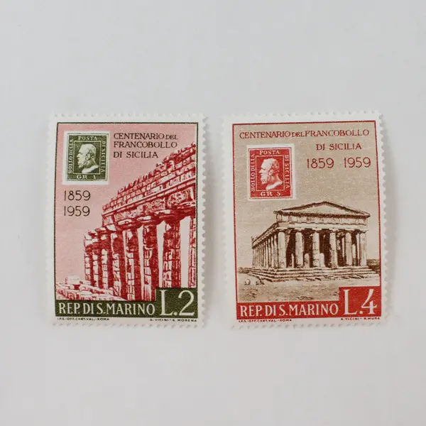 Set Of 5 San Marino 1959 Centennial Stamps SC #439-43 MNH
