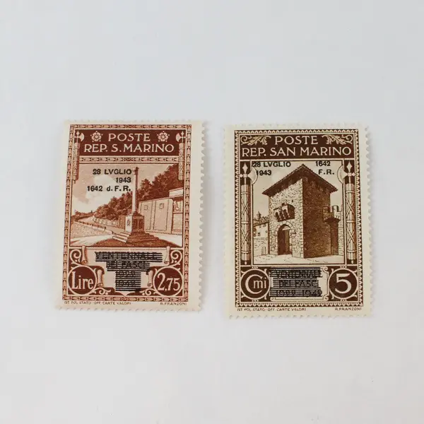 Lot of 8 San Marino 1943 War Memorial Stamps Mint Hinged