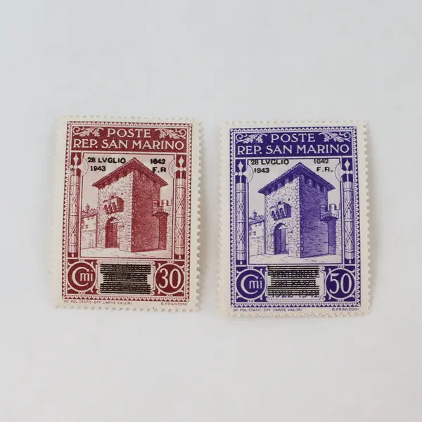 Lot of 8 San Marino 1943 War Memorial Stamps Mint Hinged