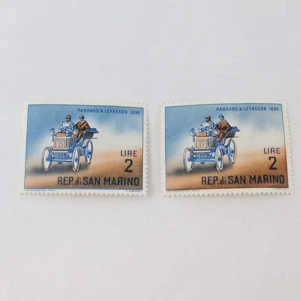 Lot Of 10 San Marino 1962 Classic Automobile Stamps Mint Hinged