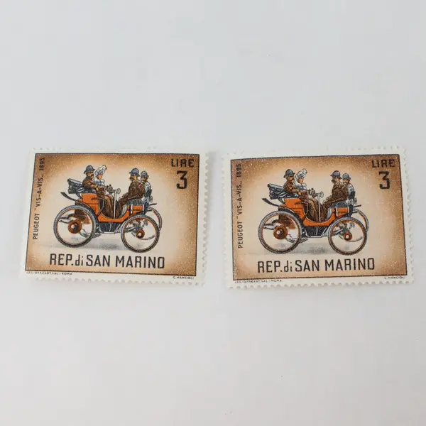 Lot Of 10 San Marino 1962 Classic Automobile Stamps Mint Hinged