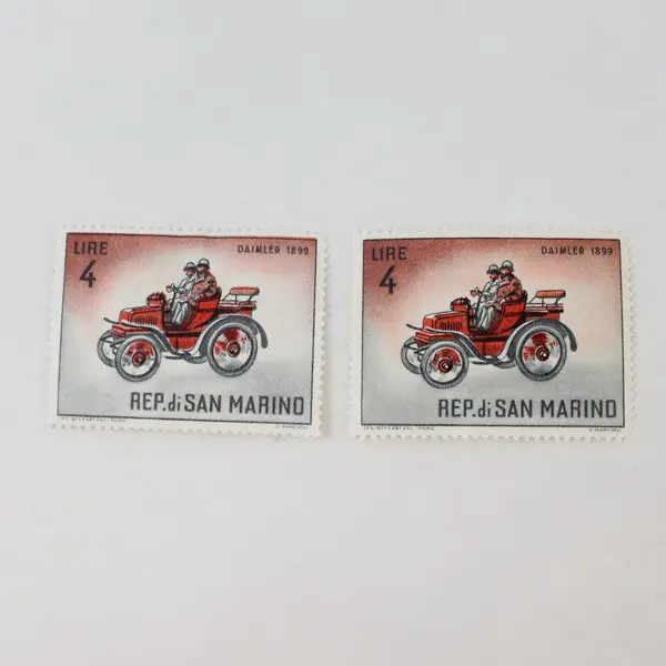 Lot Of 10 San Marino 1962 Classic Automobile Stamps Mint Hinged
