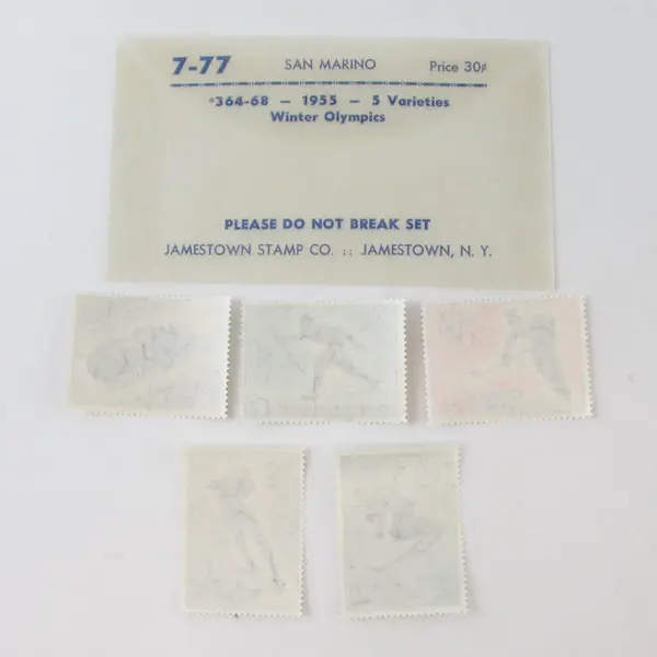 Lot Of 10 San Marino Olympics Stamps 1955 1960 #364-68 #456-60 MNH