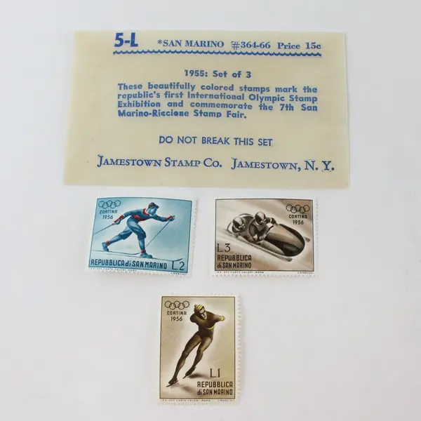 Lot Of 6 San Marino Olympics Stamps 1955 1959 #364-66 #427-29 MNH