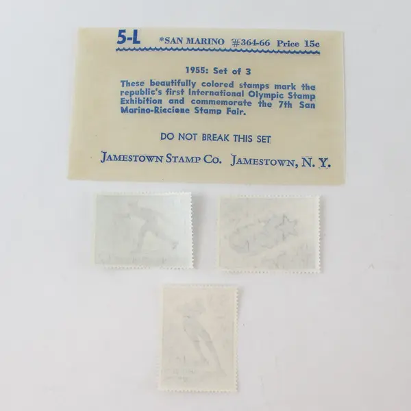Lot Of 6 San Marino Olympics Stamps 1955 1959 #364-66 #427-29 MNH