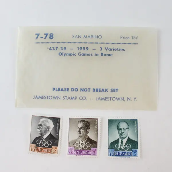 Lot Of 6 San Marino Olympics Stamps 1955 1959 #364-66 #427-29 MNH