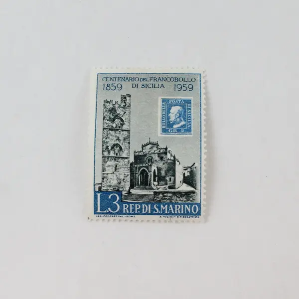 Lot Of 5 San Marino 1959 Centennial Stamps Mint Hinged
