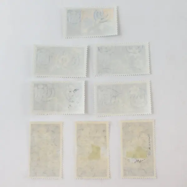 Lot Of 8 San Marino Flower 1954 Stamps Mint Hinged